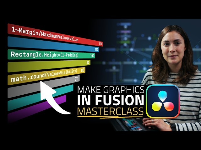 MASTERCLASS Motion Graphics Templates - Awesome DaVinci Resolve Fusion - Expressions and Macros