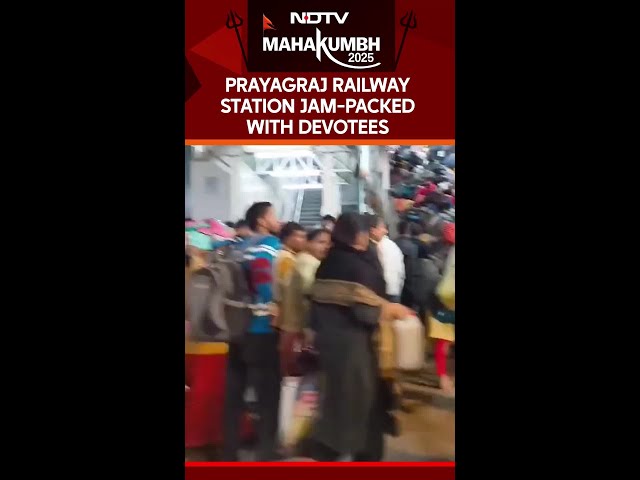 Mahakumbh 2025 | Prayagraj Railway Station Jam-Packed With Devotees