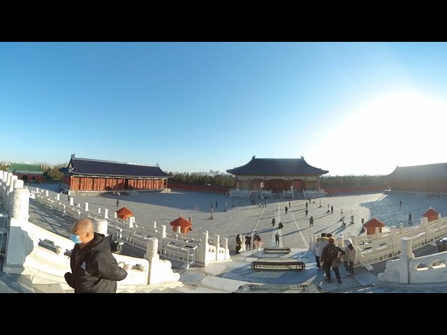 Temple of Heaven in Beijing, China( Virtual Tour  -  360 video )