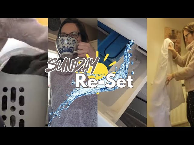 Sunday Reset | Cleaning Motivation | Busy Mum of 3 | UK Working Mum