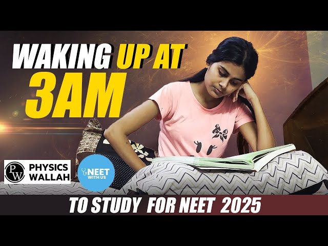 I woke up at 3:00 Am to Study for Neet | An Honest Day in life of NEET aspirant| #neet #studyvlog