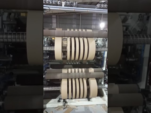 cantilever kraft paper jumbo roll slitting rewinding, Kraft Paper Slitting Rewinding Machine