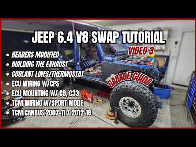 Jeep JKU 6.4 Engine Swap DIY (Video 3)