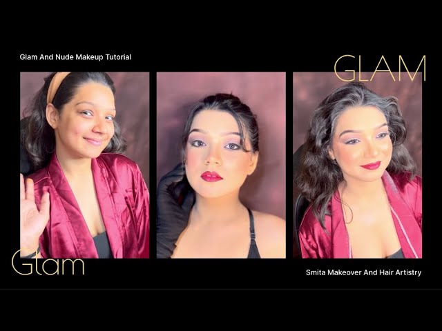 Glam and Nude makeup Tutorial