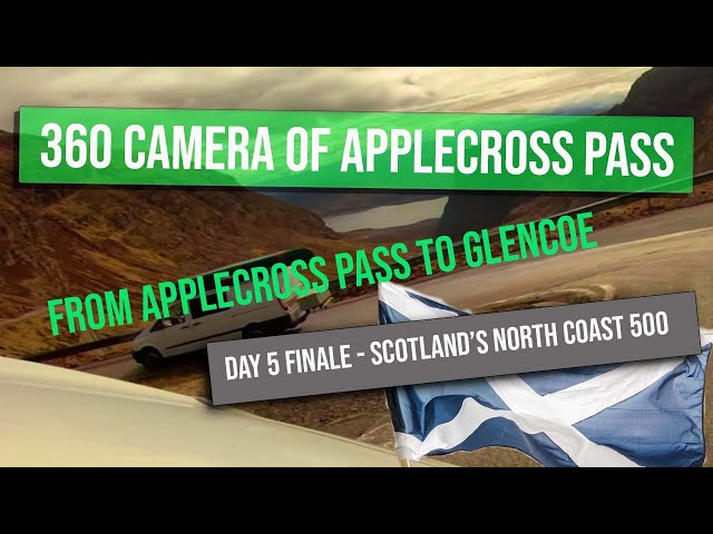 Day 5 Finale of NC500 - Applecross in 360°: A Stunning Scottish Adventure!