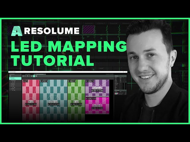 Resolume Advanced Output | LED Screen Mapping | Quick Start Tutorial