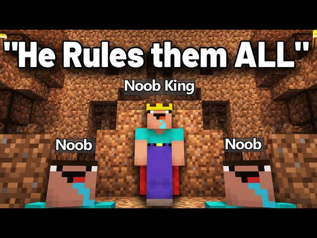 Minecraft but I Meet the NOOB King