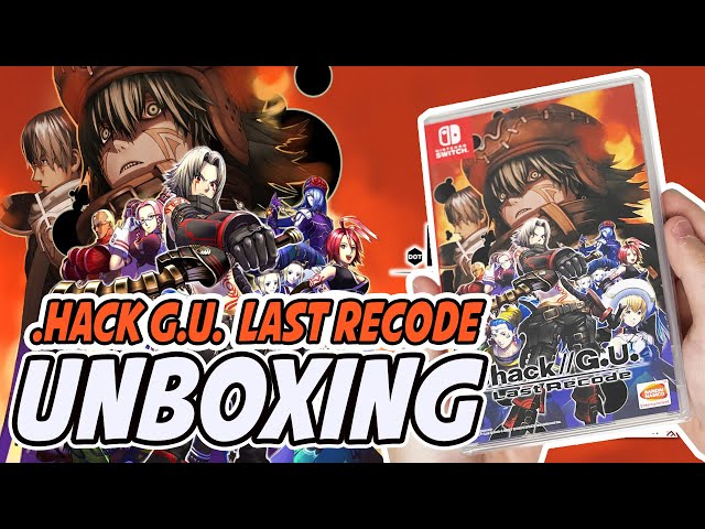 .Hack G.U. // Last Recode (Nintendo Switch) Unboxing