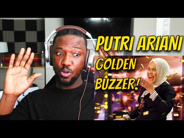 Putri Ariani receives the GOLDEN BUZZER from Simon Cowell | REACTION