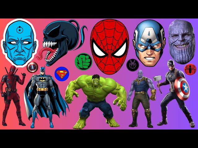 TEBAK GAMBAR SUPERHERO TERBAIK | PART 7 | AVENGERS, THING MAN, SPIDER-MAN, BLACK PANTHER, HULK