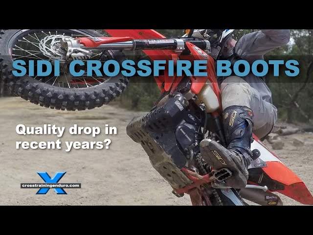 Sidi Crossfire boots review update ∣ problems and a response from Sidi USA