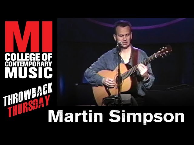 Martin Simpson Throwback Thursday From the MI Library