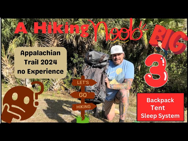 My BIG Three for Appalachian Trail 2024.  #adventure #backpacking #hiking #hikinggear