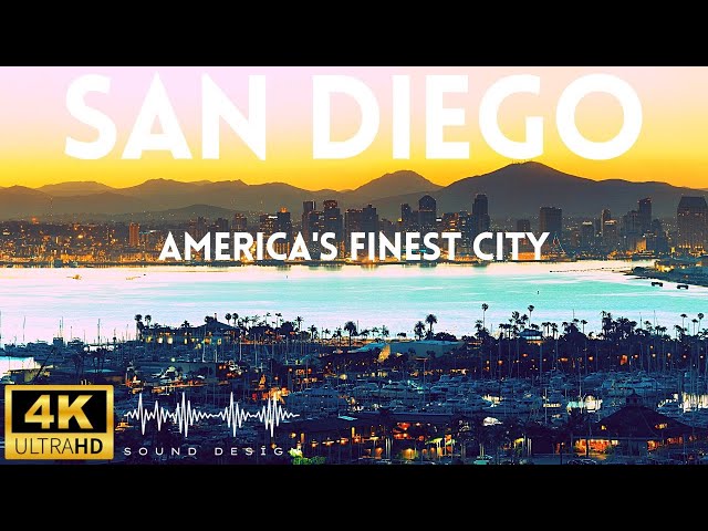 San Diego 4K California, USA 🇺🇸 | DJI Mini 3 Pro | Cinematic Drone Footage in 4K (DJI MINI 2)