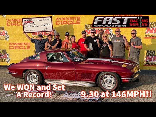 WE Won & Set a NEW FAST Racing Series RECORD! 9.30 at 146MPH In a Stock Appearing 1967 L88 Corvette