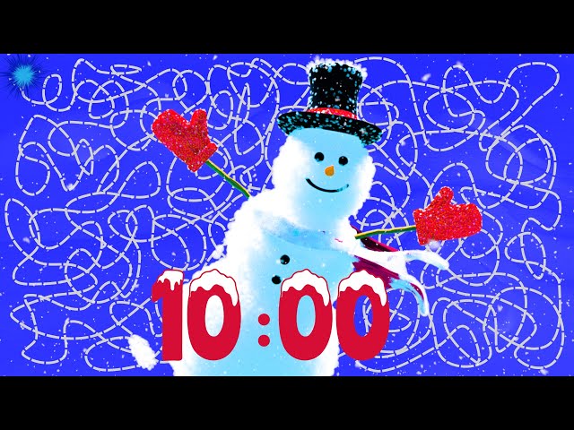 10 Minute Timer [Winter Snowman] ☃️