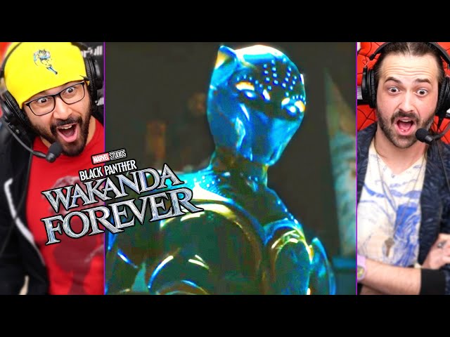 BLACK PANTHER: WAKANDA FOREVER TRAILER REACTION!! Marvel Studios Official | Shuri Suit Reveal