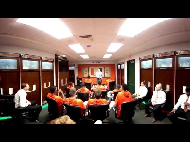 Miami's Jim Larranaga: Pregame Speech | ACC Virtual Reality