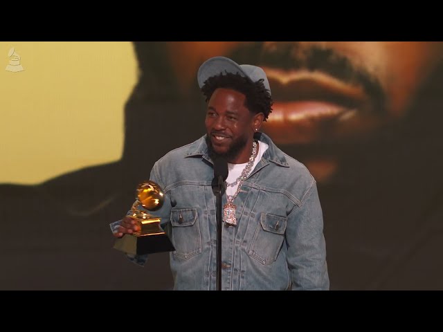 KENDRICK LAMAR Wins Record Of The Year For "NOT LIKE US" | 2025 GRAMMYs Acceptance Speech