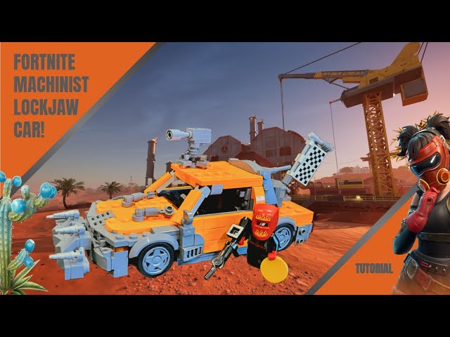 LEGO Fortnite Machinist Lockjaw Car Turorial!