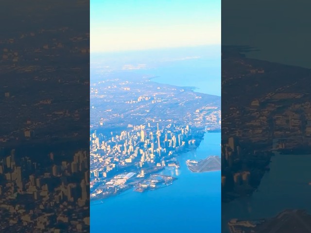 Flying over Downtown Toronto #toronto #aviation #cockpit #aircraft #boeing #bestairlines #aircanada