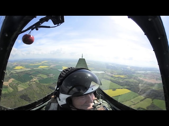 Spitfire flight at 82 yrs old, our Mum, Joan Rook