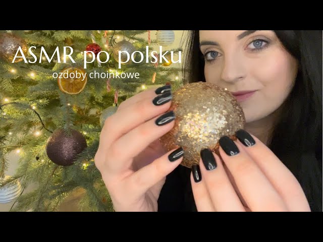 ASMR po polsku - ozdoby choinkowe || drapanie, szelest, ciarki