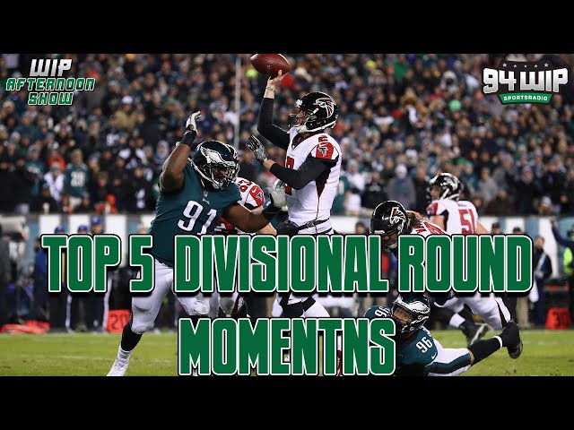 Top 5 at 5: Best Eagles Divisional Round Moments