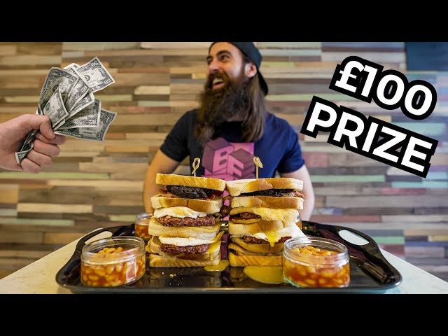 HOGAN'S GIANT SCOTTISH SANDWICH CHALLENGE | £100 PRIZE | DEFEATED ONCE IN SIX YEARS | BeardMeatsFood