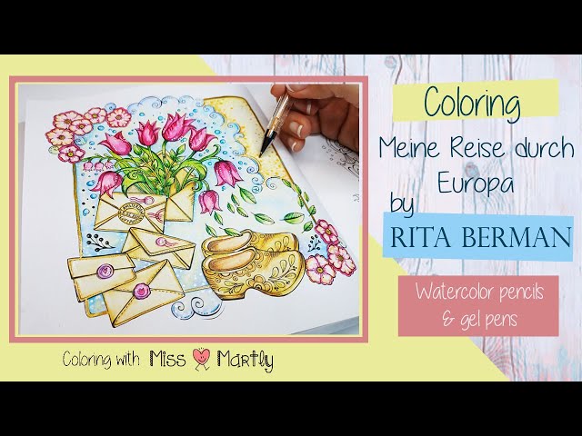 Coloring Tutorial | Meine Reise durch Europa by Rita Berman