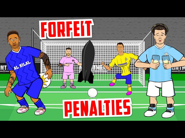 🤣FORFEIT PENALTIES🤣 (Team Messi vs Team Ronaldo - Frontmen 6.6)