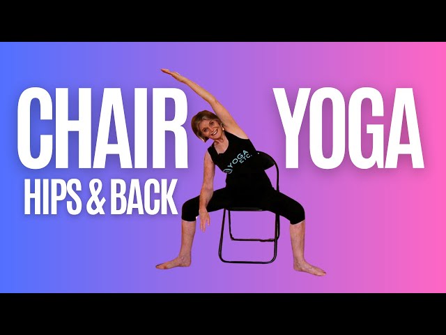 Chair Yoga for Hip and Lower Back Relief | Warrior Poses for Flexibility & Strength