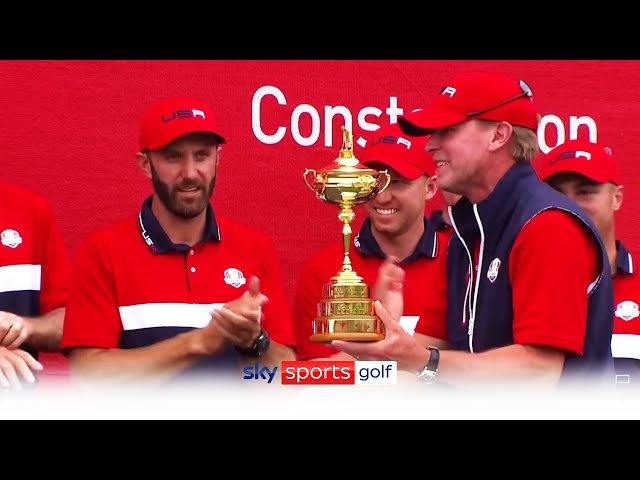 Team USA lift Ryder Cup after 19-9 win over Europe 🏆