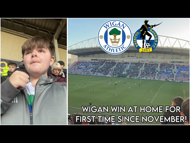 WIGAN WIN AT HOME FOR FIRST TIME SINCE NOVEMBER! | Wigan Athletic Vs Bristol Rovers