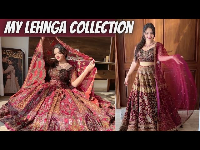 MY LEHNGA COLLECTION VLOG | BRIDAL LEHENGAS | LEHNGA FROM CHANDIGARH AND CHANDNI CHOWK DELHI #vlog