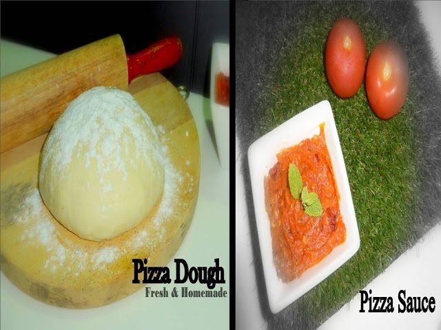 How to make Pizza dough & Pizza sauce | Video Recipe Deeps Kitchen