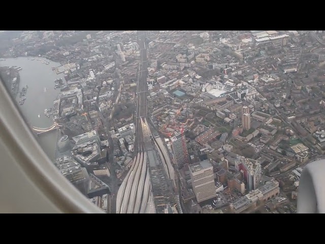 Surprise after Heavy Clouds, Landing in London City Airport, Feb 25