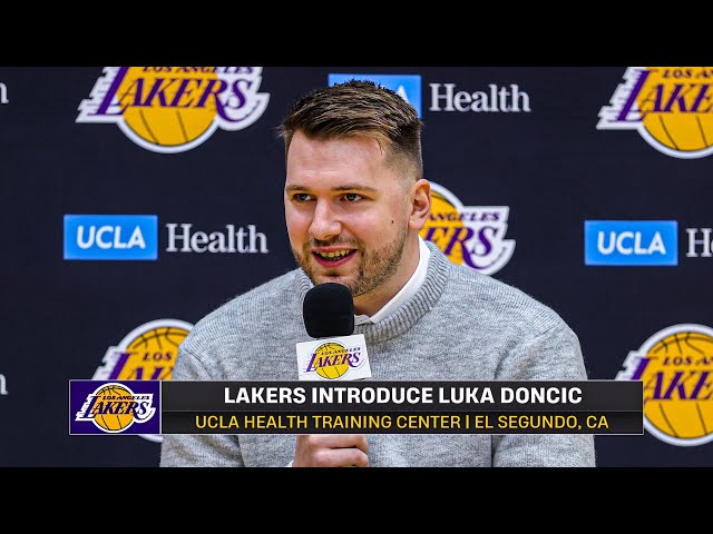 Luka Doncic - FULL Lakers Introductory Press Conference 🎤