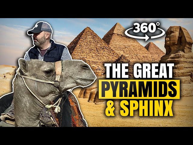 360° VR, Explore and Tour the Pyramids and Sphinx of Egypt.