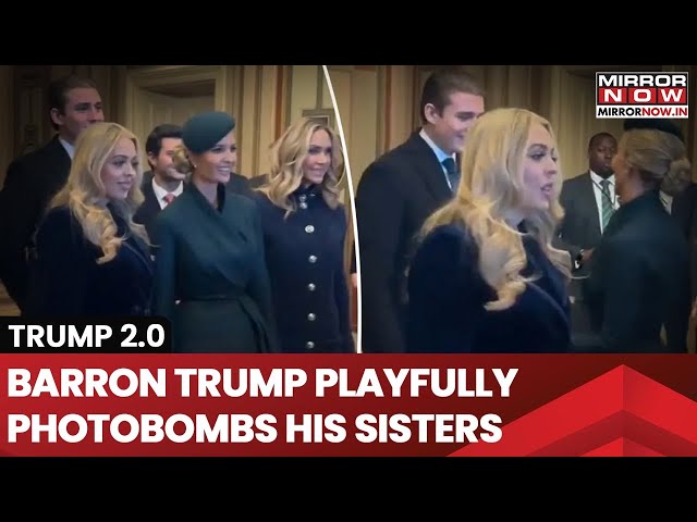 Barron Trump's Fun Moment With His Sisters; 18-Year Old Photobombs His Sisters Ivanka, Tiffany