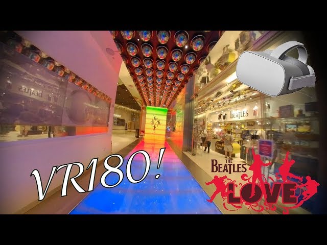 Virtual #Vegas! Beatles LOVE at the Mirage #VR180 3D VegasVR