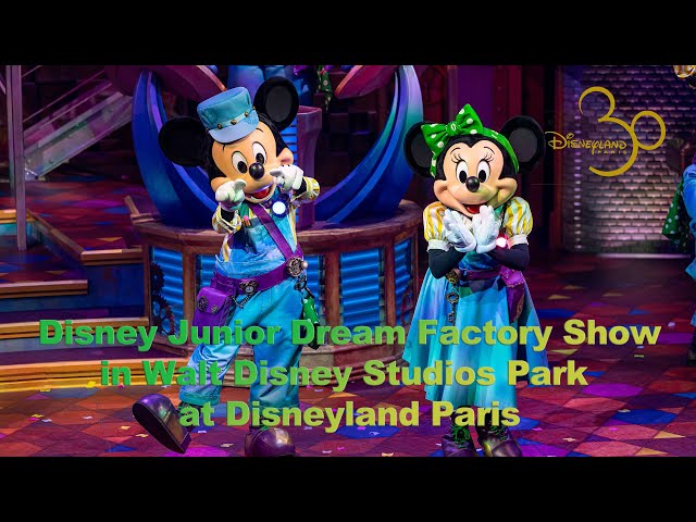 8K The Disney Junior Dream Factory Show in Walt Disney Studios Park at Disneyland Paris in VR180 3D