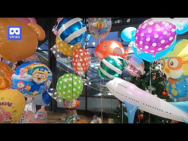 3D 180VR 4K Wow Let's go to Balloon Shop  for Party