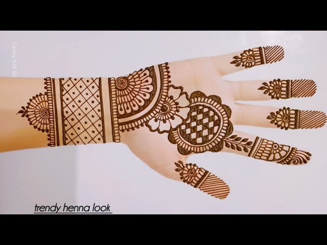 Easy front hand mehndi design// Latest mehndi design// Mehndi ka design// Mehndi design// Mehndi