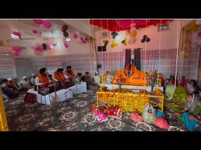 Live samagam bagthala Gurudwara ! Program  2025 guru govind singh ji