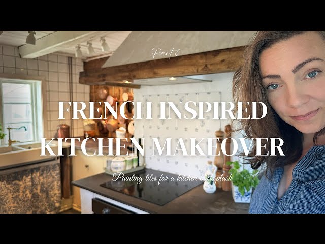 Apple Picking & Cider Making + DIY French-StyleTile Painting for a Kitchen Backsplash