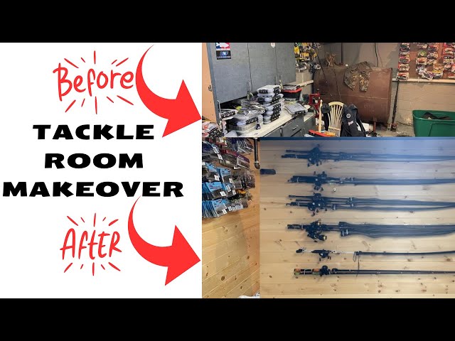 Tackle Room Make Over - Complete Transformation of a Fishing Tackle Room!