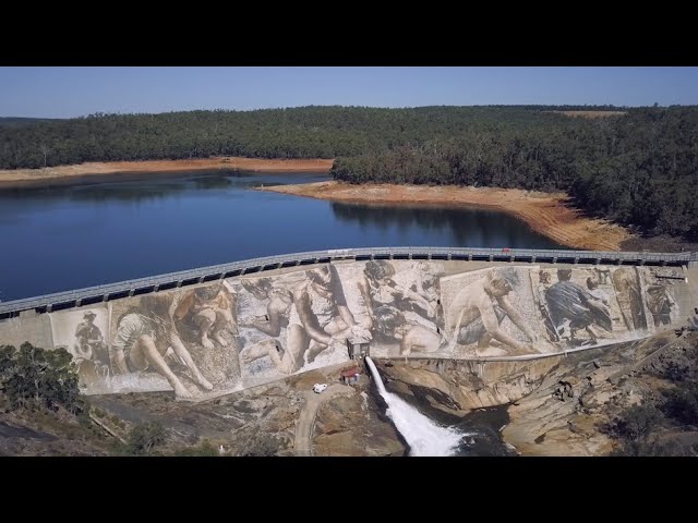 The Story Behind The Collie/Wellington Dam Mural