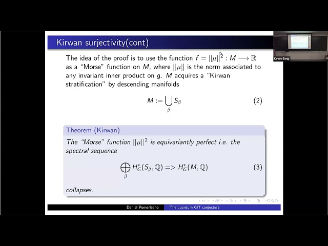 Daniel Pomerleano | The Quantum GIT conjecture