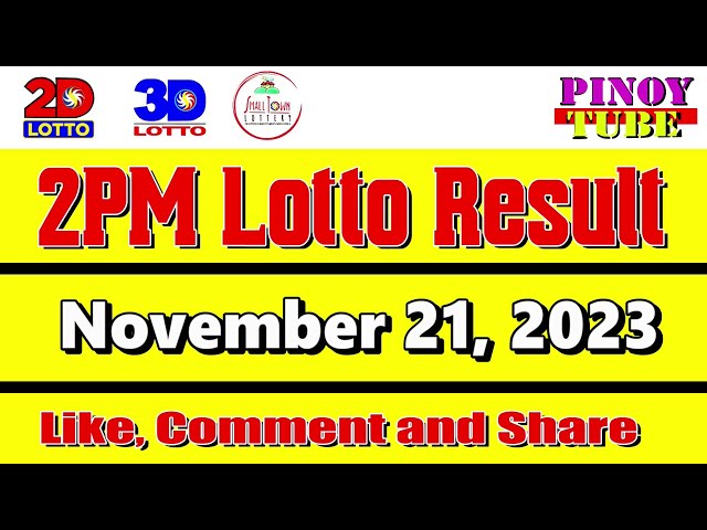 Lotto Result Today 2pm November 21 2023 Swertres Ez2 PCSO